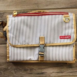 Skiphop Stripe Pronto Diaper Changing Pad Wristlet